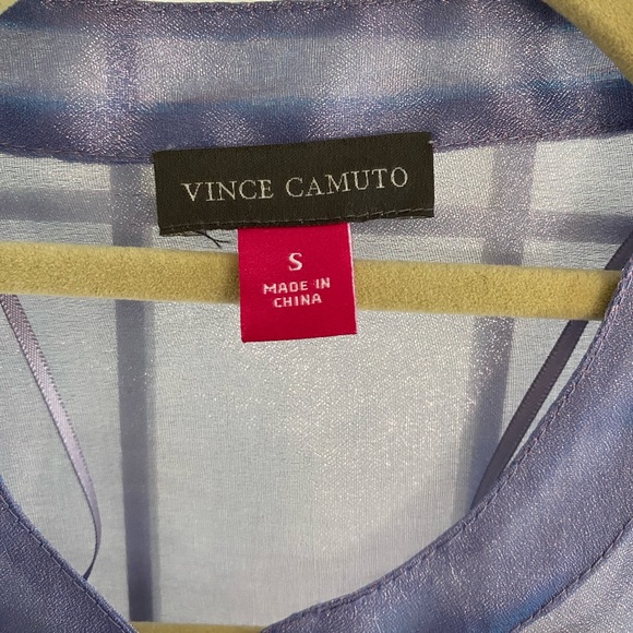 Vince Camuto, sheer button up top - Picture 2 of 4